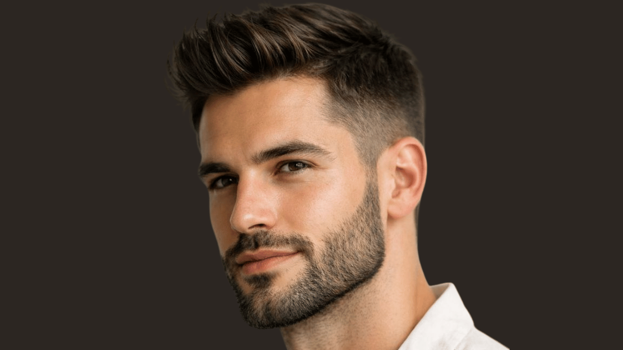 Чоловіча укладка на коротке волосся