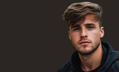 Чоловічі стрижки з чубчиком